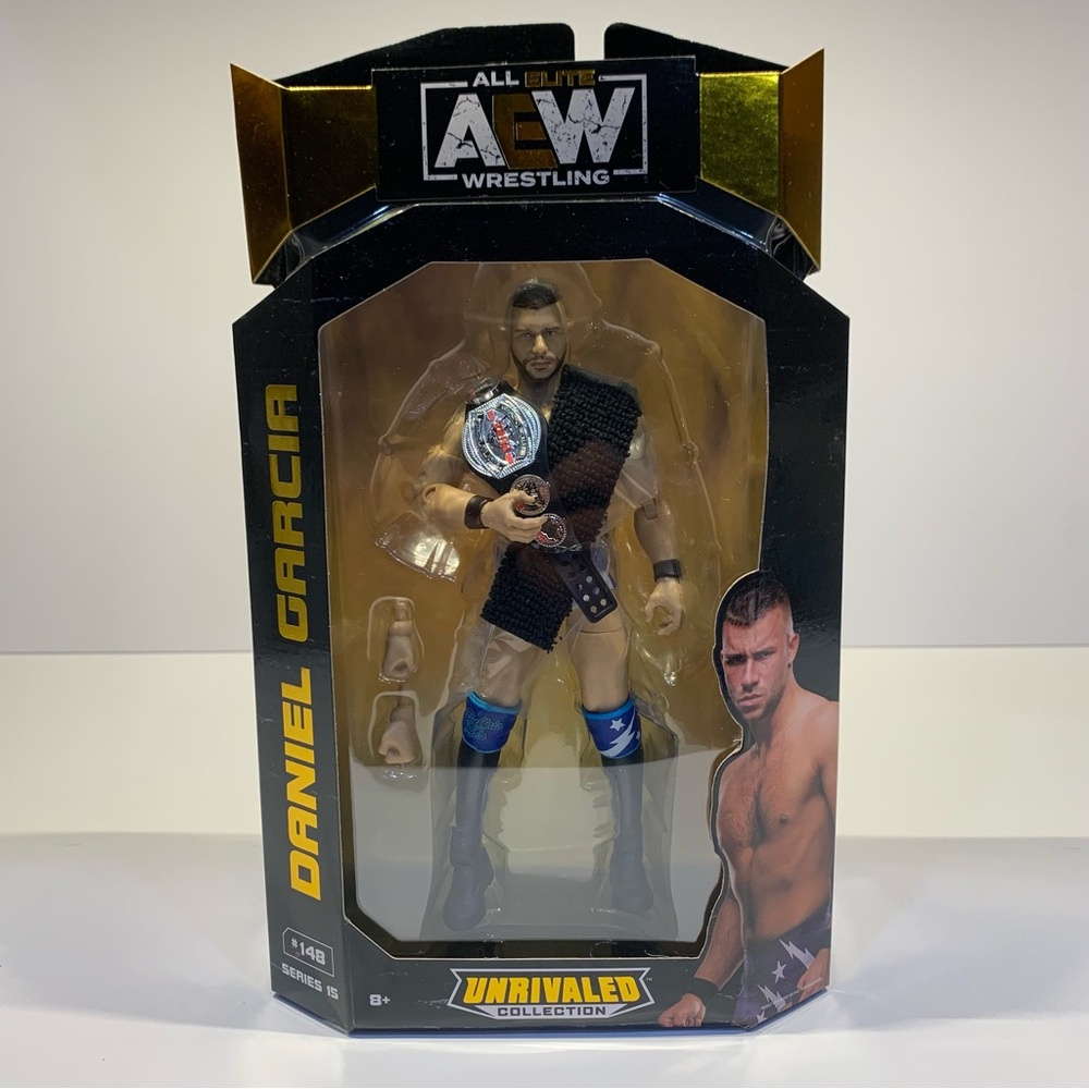 AEW Wrestling Figure Daniel Garcia #148 Unrivaled Collection Series 15